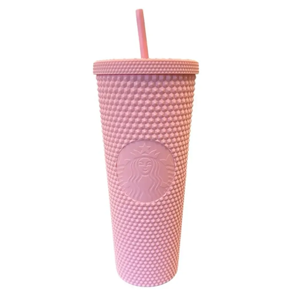 Starbucks Matte Pink Studded Venti Tumbler 24 oz 2022 Valentine's Edition NEW